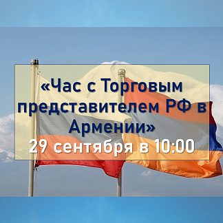 Час с Торговым представителем РФ в Армении