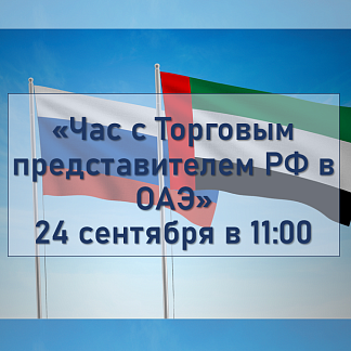 Час с Торговым представителем РФ в ОАЭ